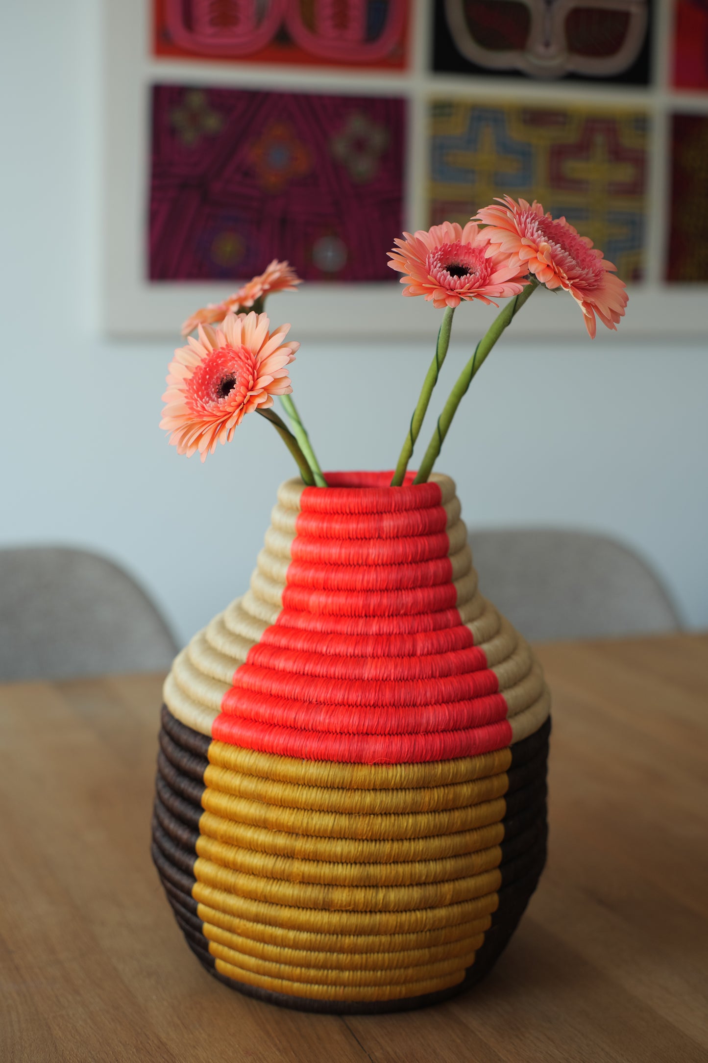 Vase Guacamaya (Orange)